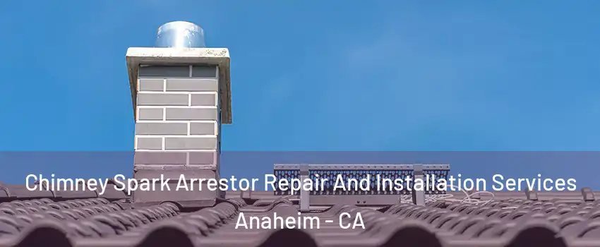 Chimney Spark Arrestor Repair And Installation Services Anaheim - CA