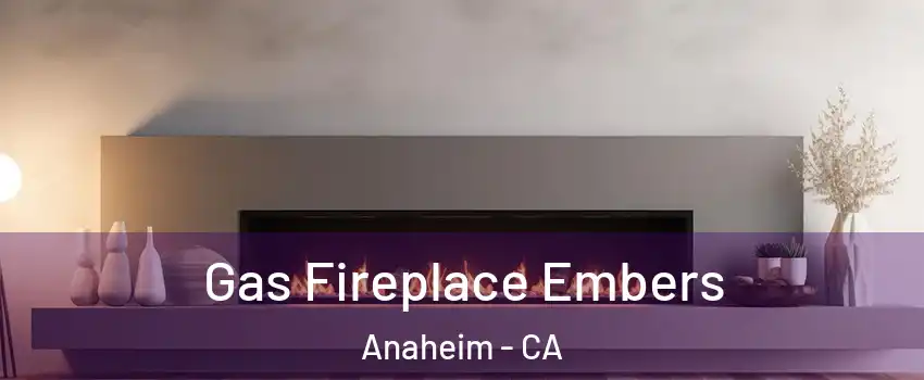  Gas Fireplace Embers Anaheim - CA
